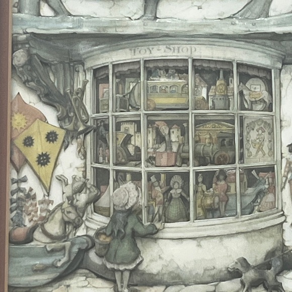 Anton Pieck Art Print in Wooden Frame - Picture 7 of 13